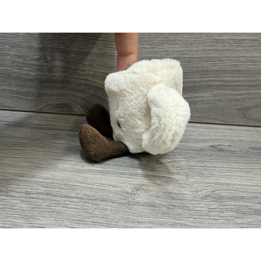 Jellycat Plush Stuffed Espresso Coffee Cup Plush White Brown Small Adorable Soft